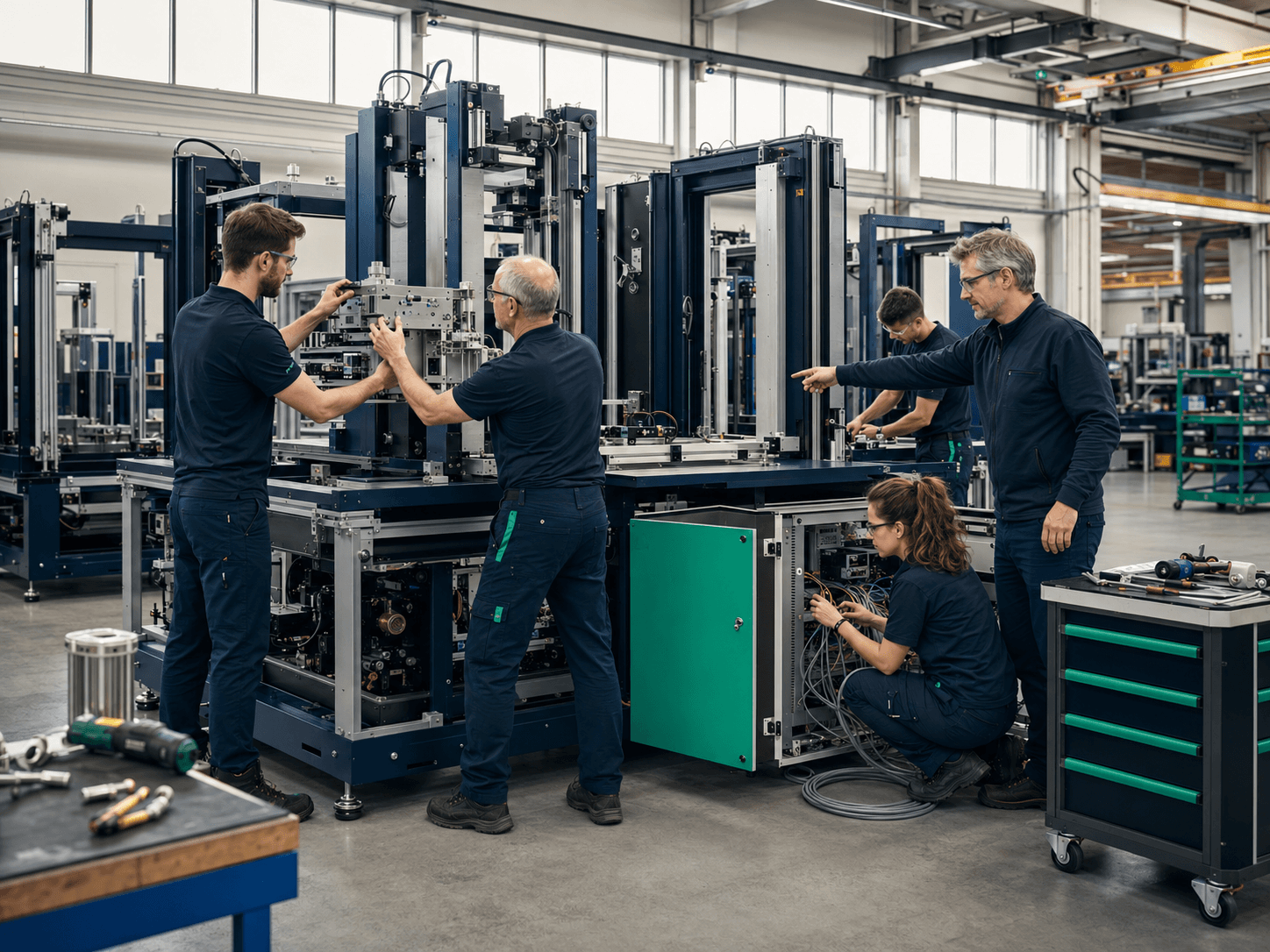 Werkbeeld uit de machinebouw